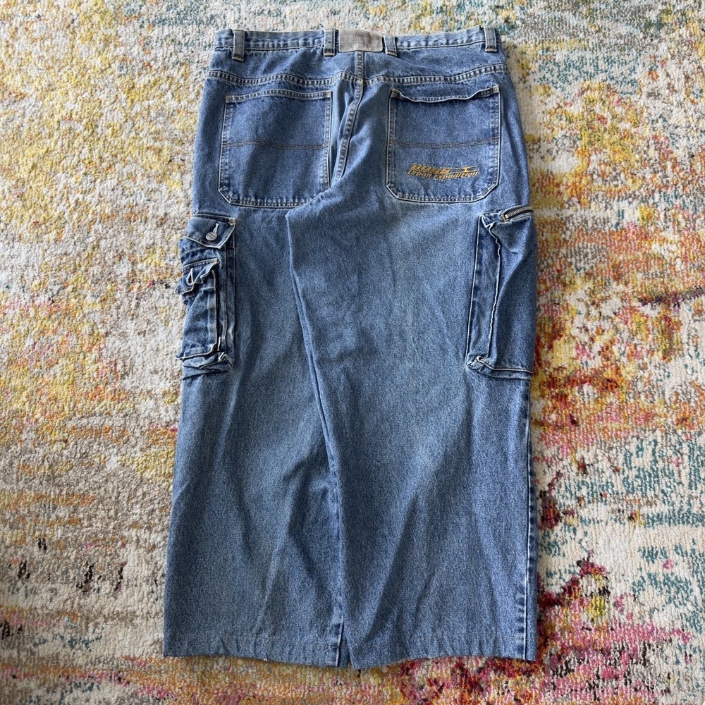 Vintage 90s BOSS by IG Design‎ Baggy Denim Cargo Pants Skater Y2K